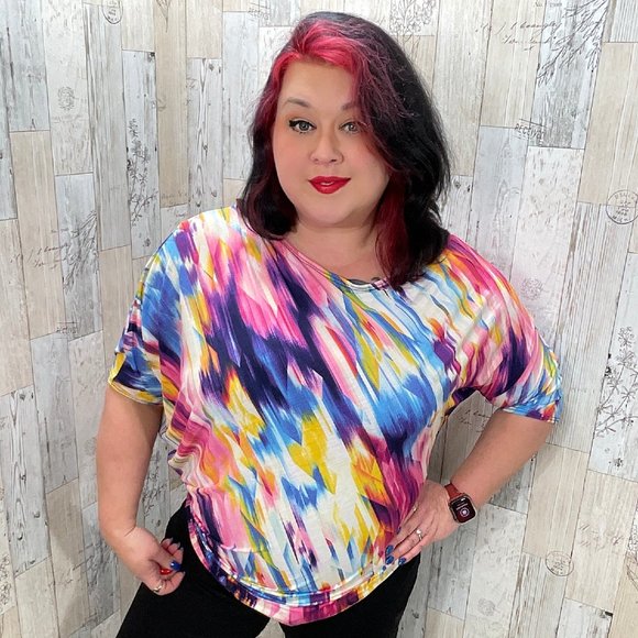 Unbalanced Boat Neck Tunic - Picture 3 of 3